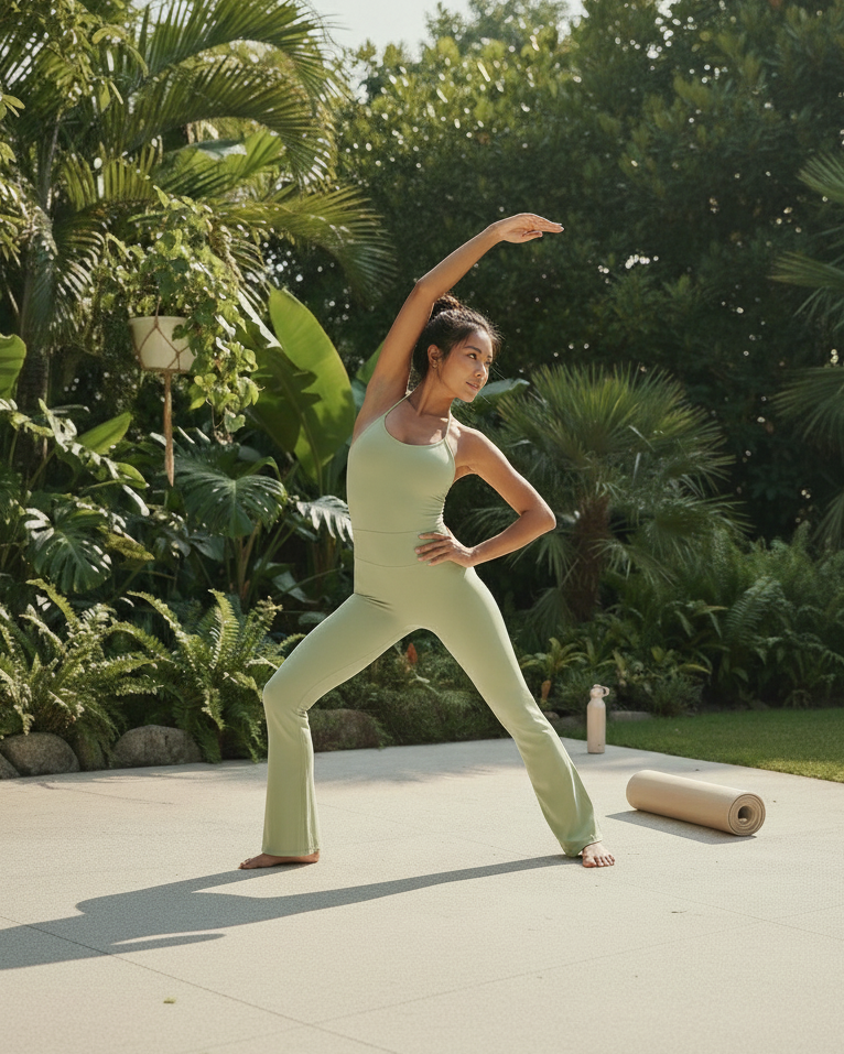 GREEN DAISY – STYLISH FITNESS SET