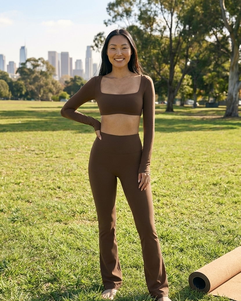 COFFEE LOTUS – STYLISH FITNESS SET