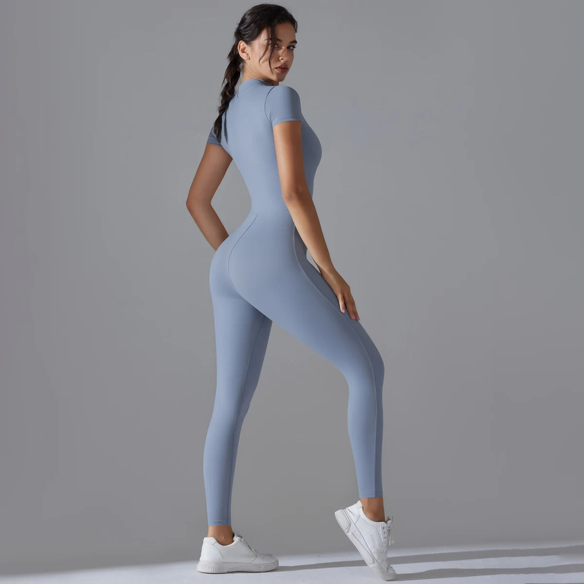 BLUE HAZEL – LONG FITNESS BODYSUIT