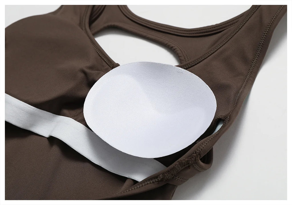 COFFEE JASMINE – ELEGANT FITNESS BODYSUIT