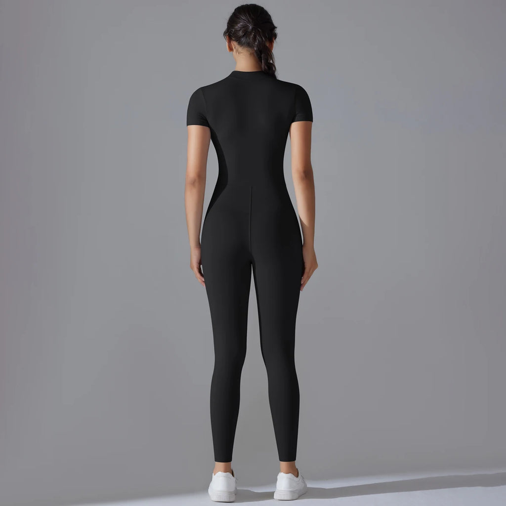 BLACK HAZEL – LONG FITNESS BODYSUIT