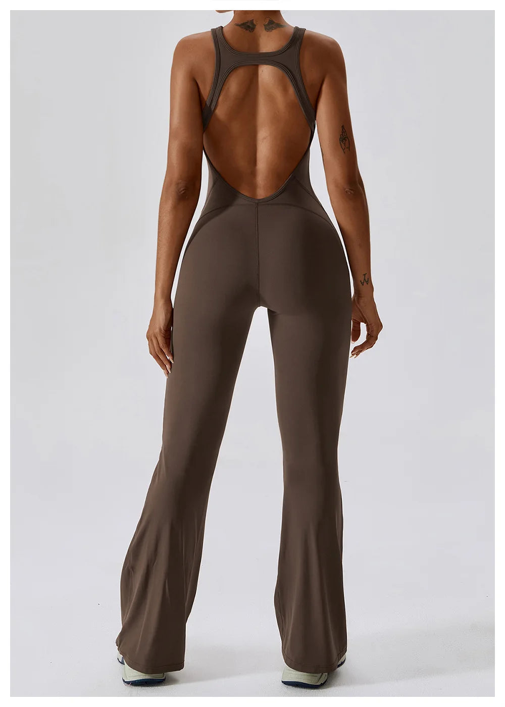 COFFEE JASMINE – ELEGANT FITNESS BODYSUIT