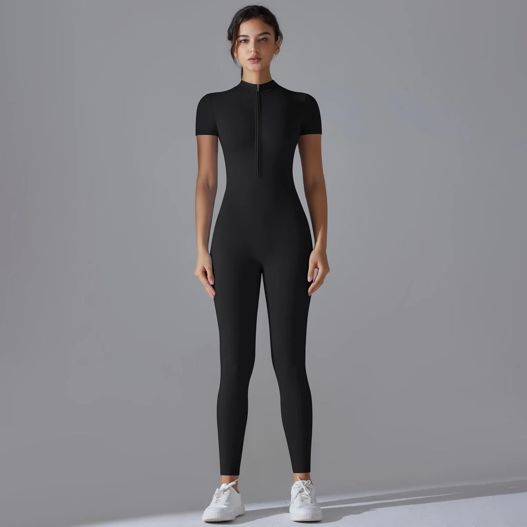 BLACK HAZEL – LONG FITNESS BODYSUIT