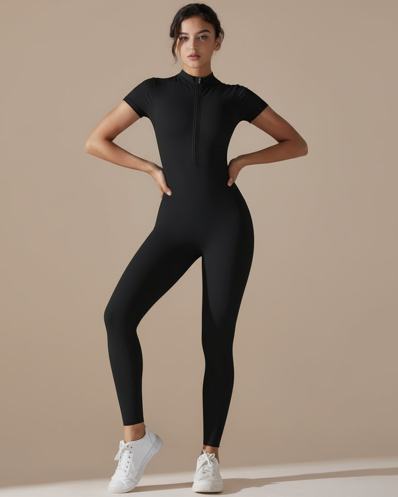BLACK HAZEL – LONG FITNESS BODYSUIT