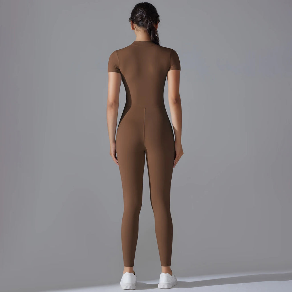 COFFEE HAZEL – LONG FITNESS BODYSUIT