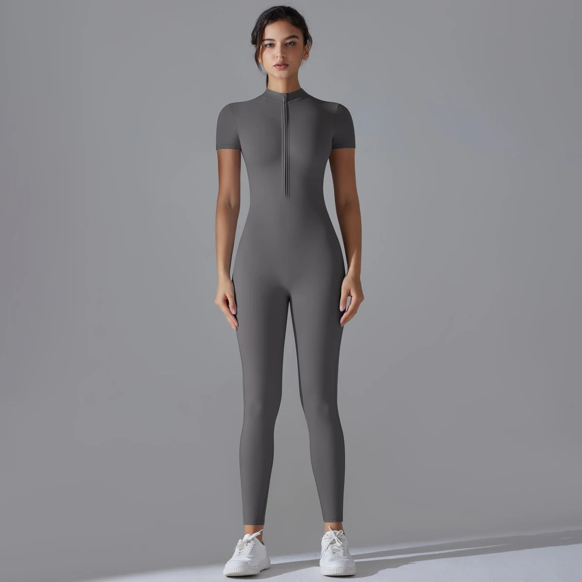 GREY HAZEL – LONG FITNESS BODYSUIT