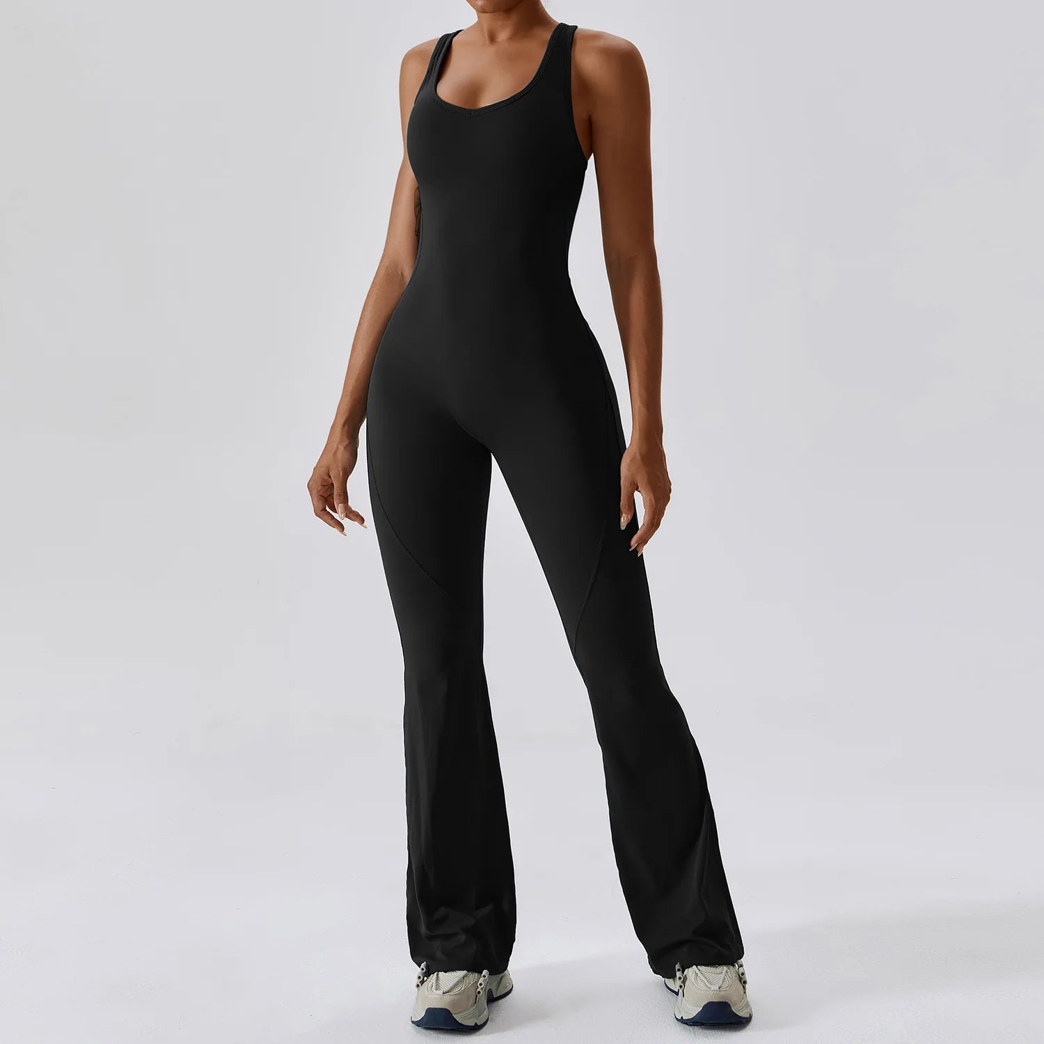 BLACK JASMINE – ELEGANT FITNESS BODYSUIT