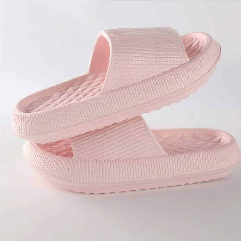 PINK DANDELION – EVA PLATFORM SLIPPERS