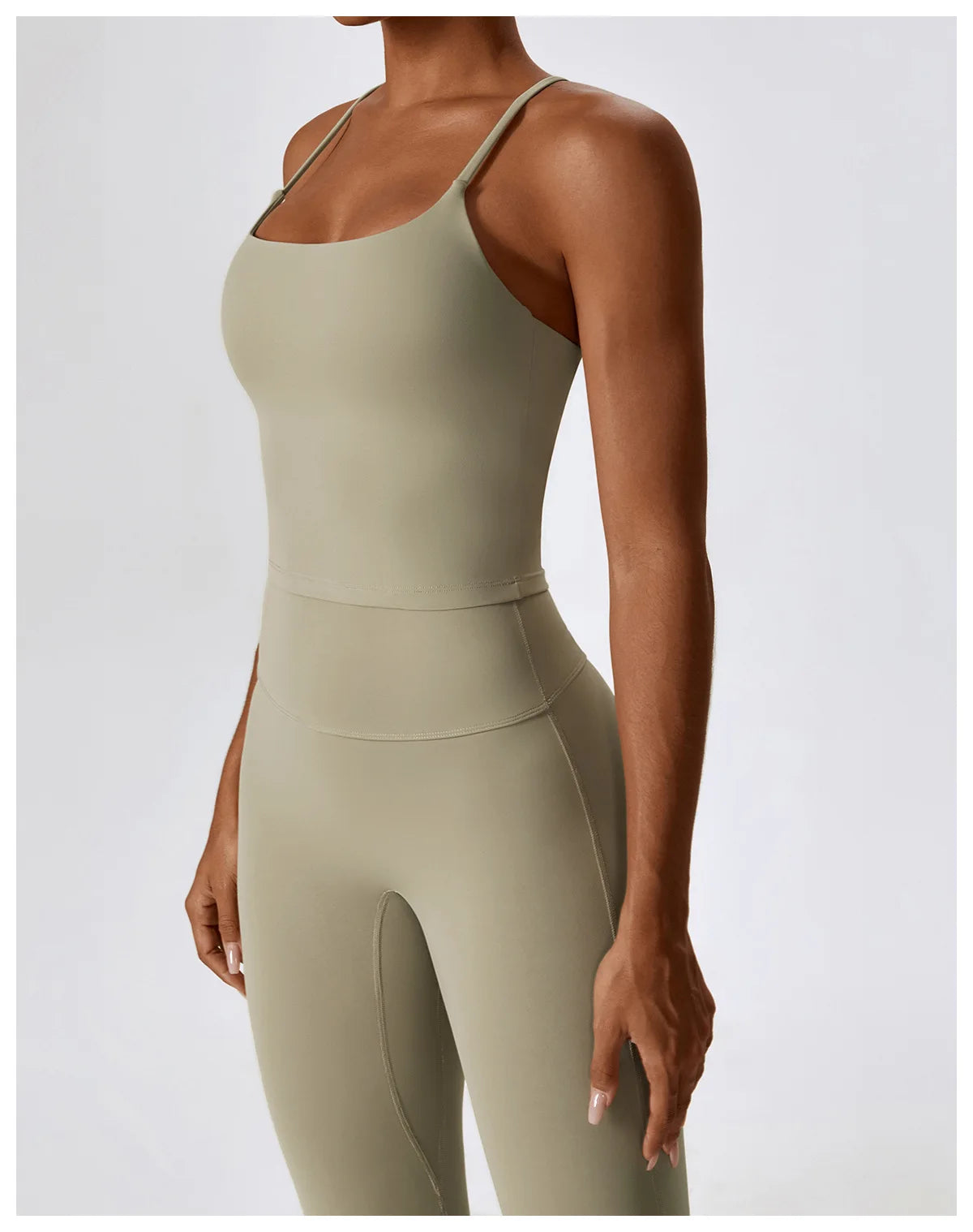 KHAKI DAISY – STYLISH FITNESS SET