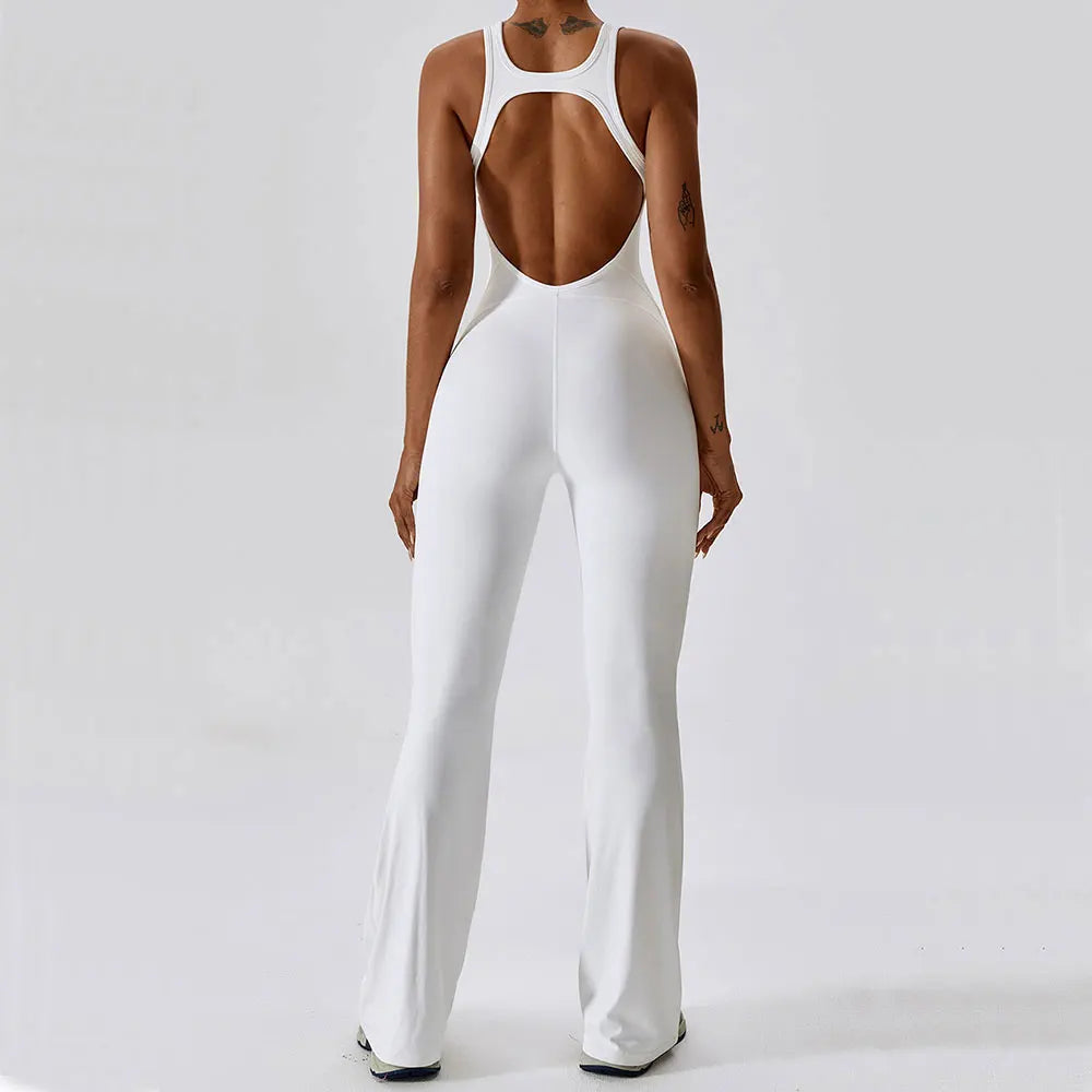 WHITE JASMINE – ELEGANT FITNESS BODYSUIT