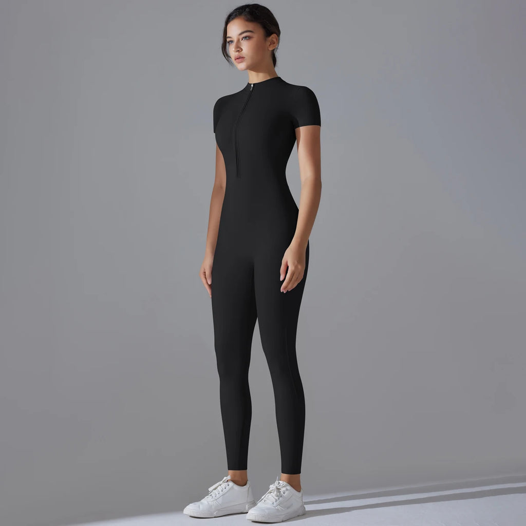 BLACK HAZEL – LONG FITNESS BODYSUIT