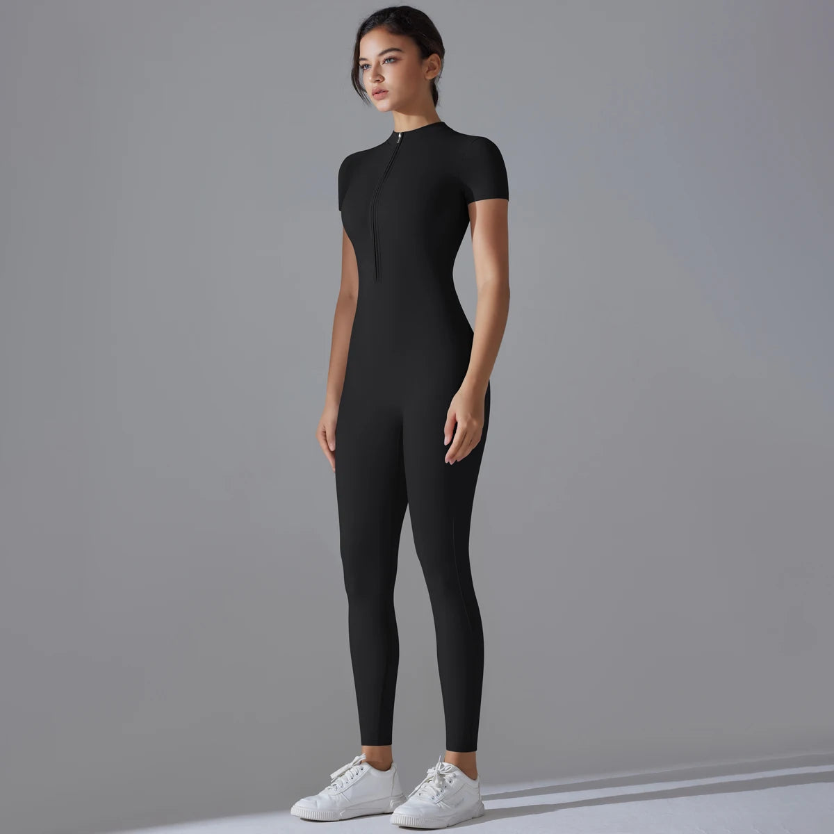 BLACK HAZEL – LONG FITNESS BODYSUIT